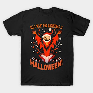 Merry Halloweenmas - A Tricky Treat for Santa T-Shirt